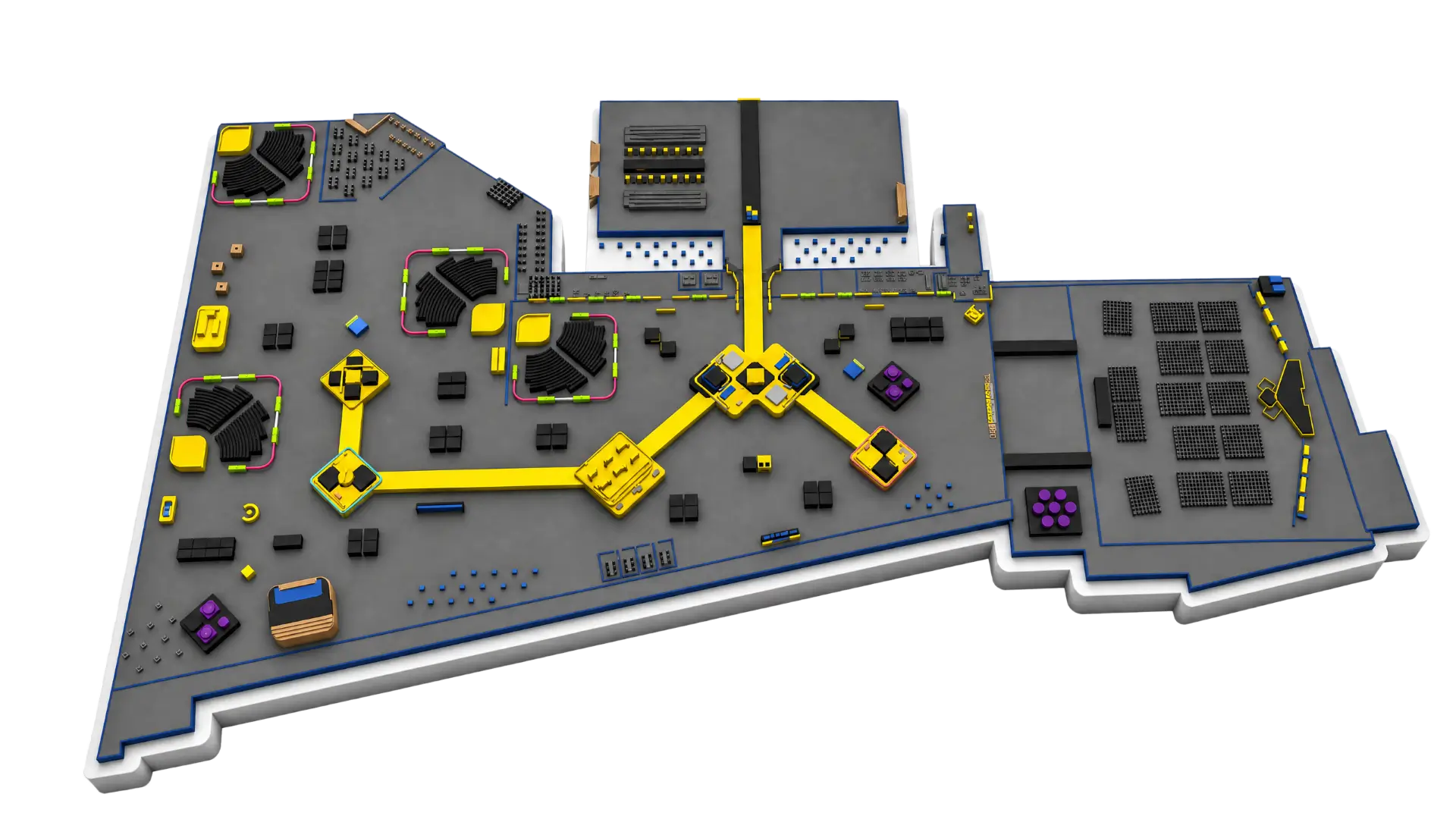 Mapa 3D del predio La Rural — Mercado Libre Experience 26
